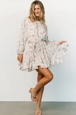 Sale Baltic Born Galia Mini Dress | Beige Floral