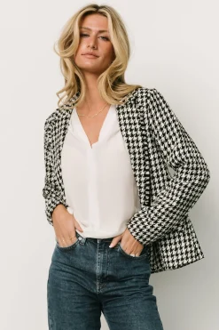 Outlet Baltic Born Ginerva Blazer | Black + Ivory