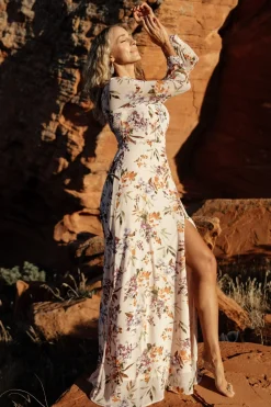 Hot Baltic Born Giselle Maxi Dress | Blush Multi Floral