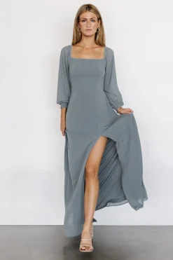Hot Baltic Born Giselle Maxi Dress | Dusty Blue