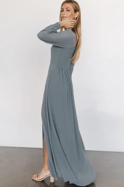 Hot Baltic Born Giselle Maxi Dress | Dusty Blue