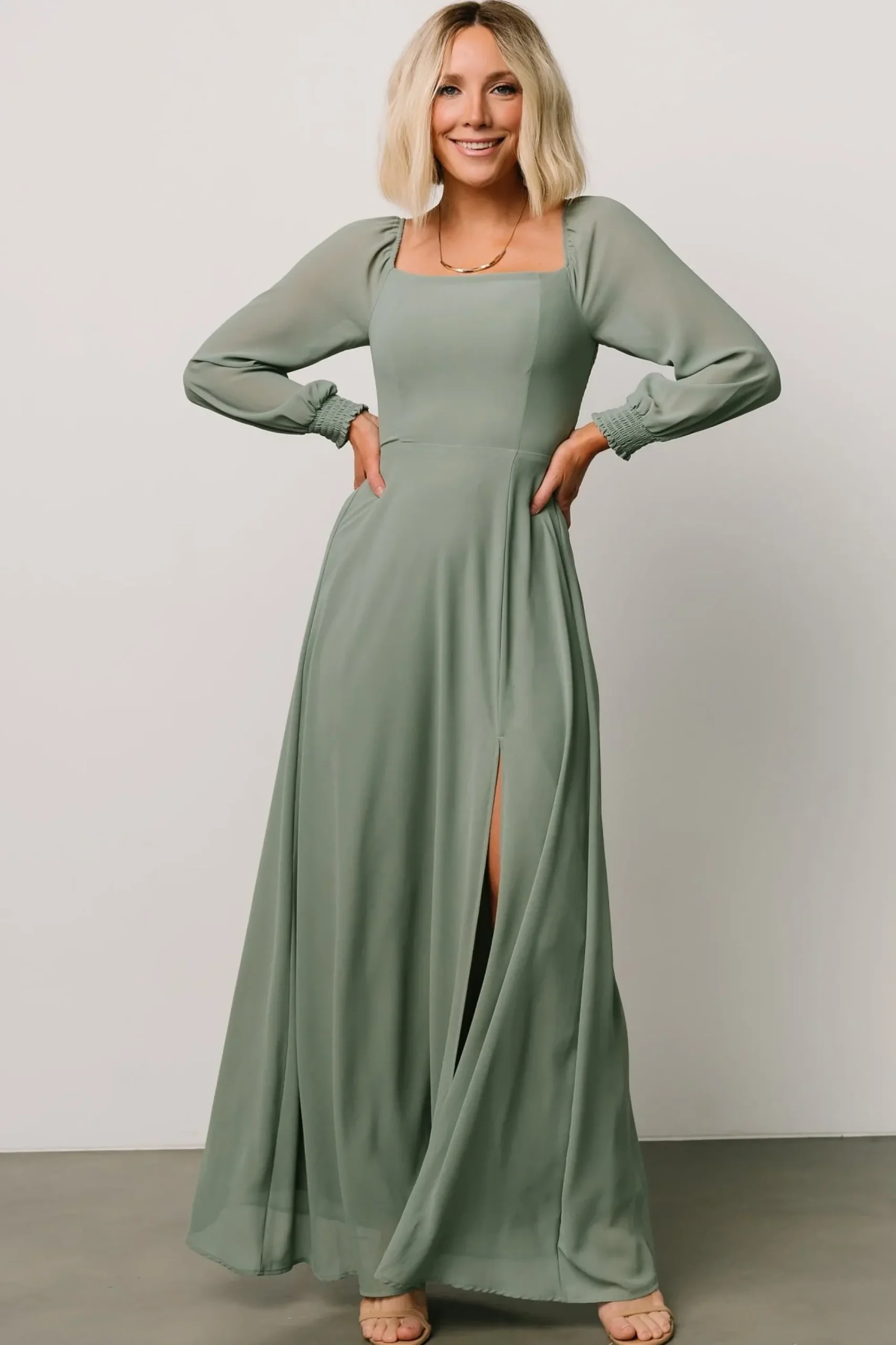 Best Baltic Born Giselle Maxi Dress | Eucalyptus