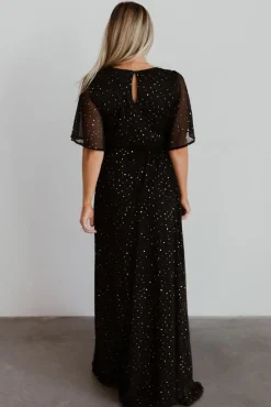 Outlet Baltic Born Grace Sparkle Gown | Black