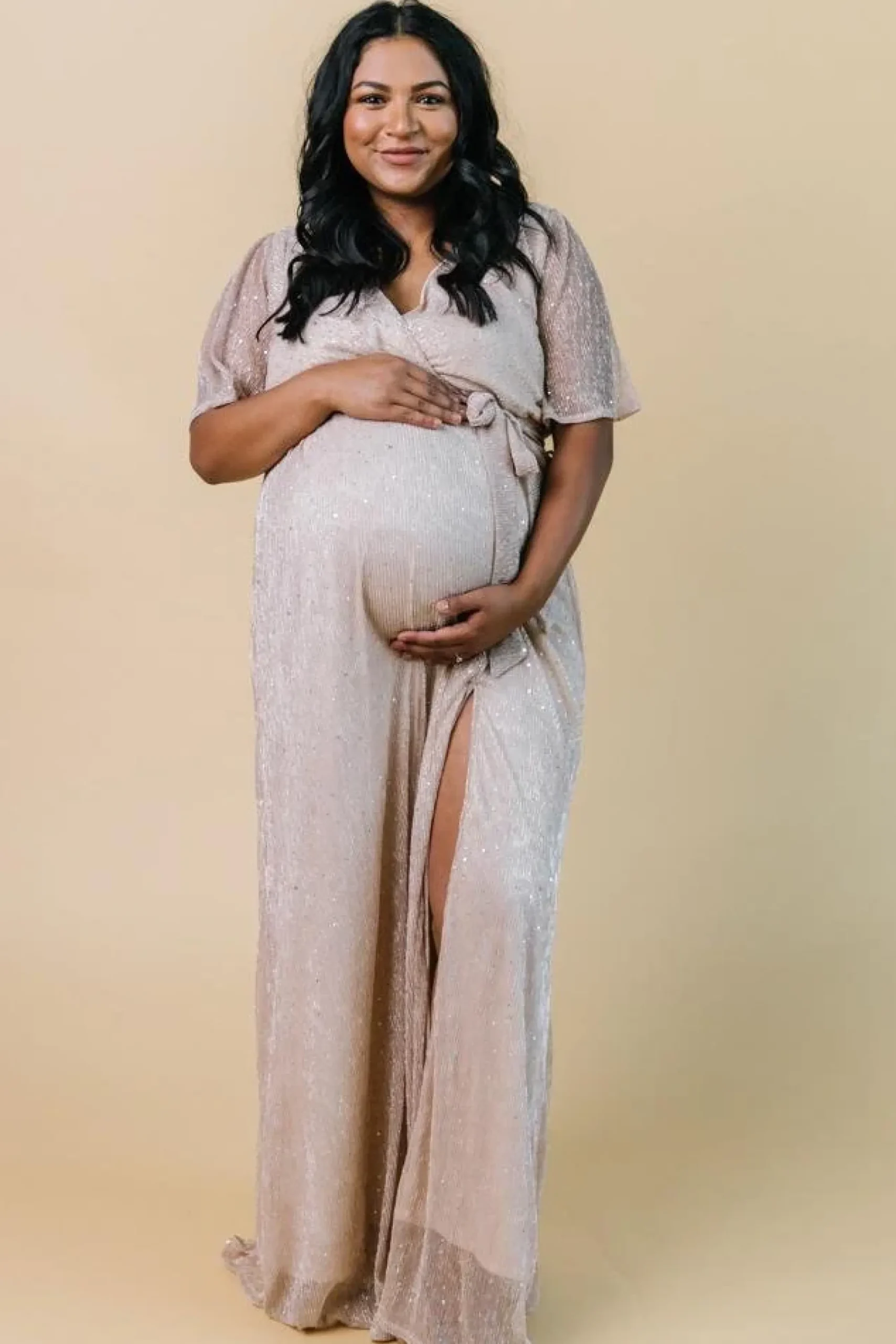 Outlet Baltic Born Grace Sparkle Gown | Champagne