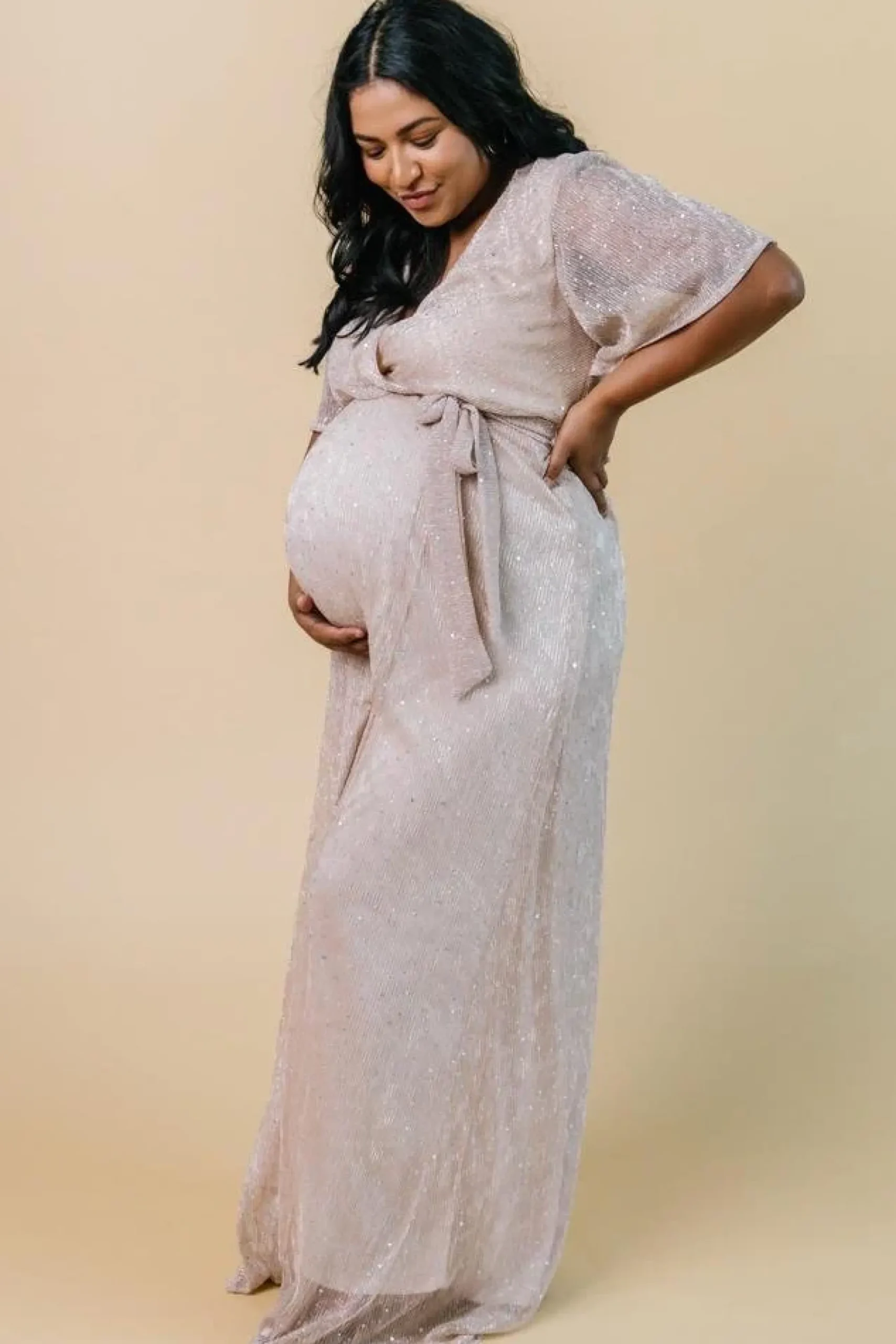 Outlet Baltic Born Grace Sparkle Gown | Champagne