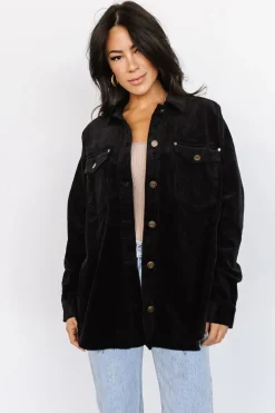 Best Baltic Born Greeley Corduroy Jacket | Black