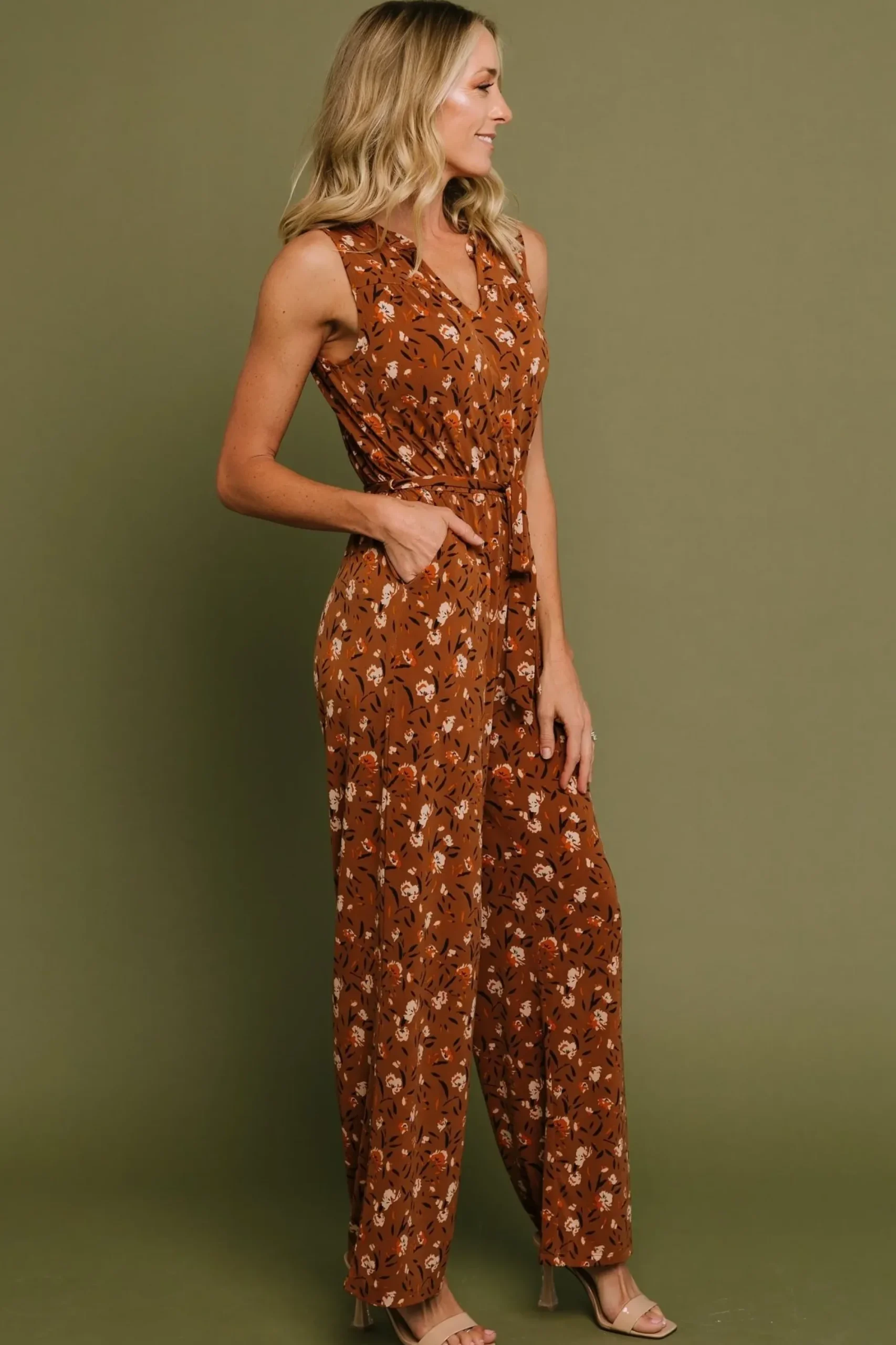 Sale Baltic Born Grove Tank Jumpsuit | Copper Multi