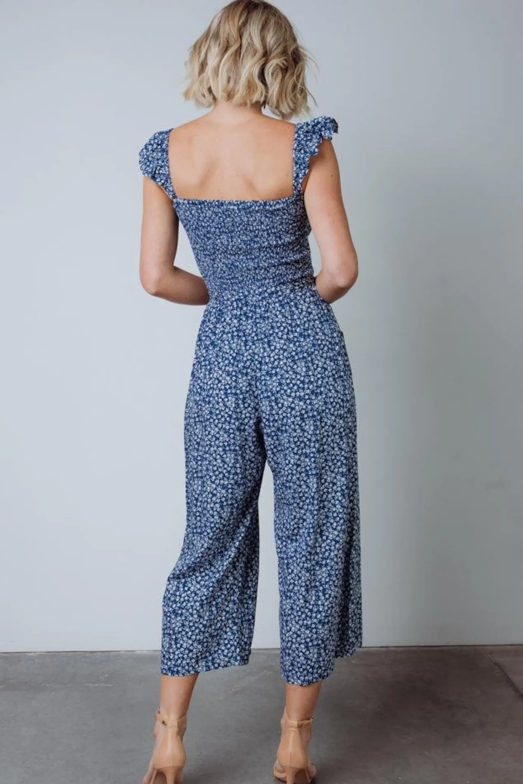 Outlet Baltic Born Hadley Smocked Jumpsuit | Navy