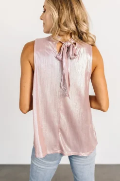 Hot Baltic Born Halo Shimmer Tank Top | Pink