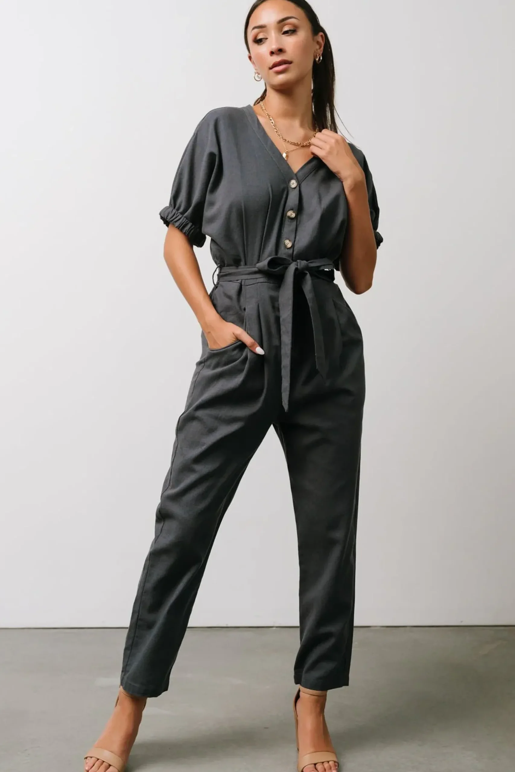 Sale Baltic Born Heidi Jumpsuit | Dark Slate