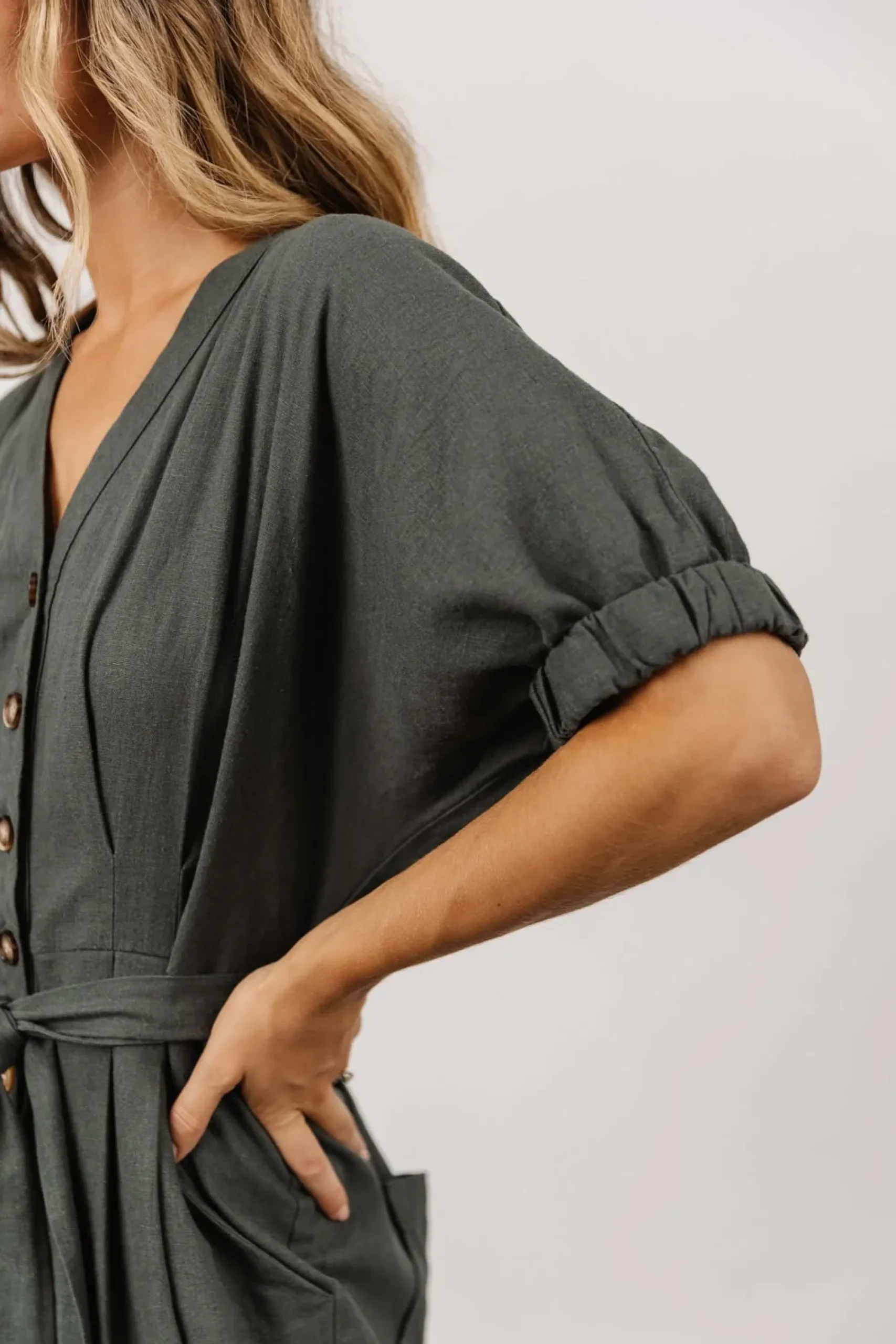 Outlet Baltic Born Heidi Jumpsuit | Dusty Green