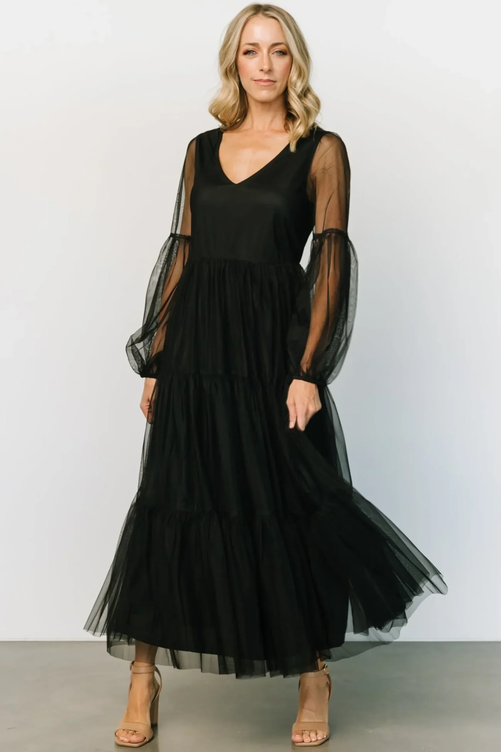 Fashion Baltic Born Hoffman Tulle Maxi Dress | Black