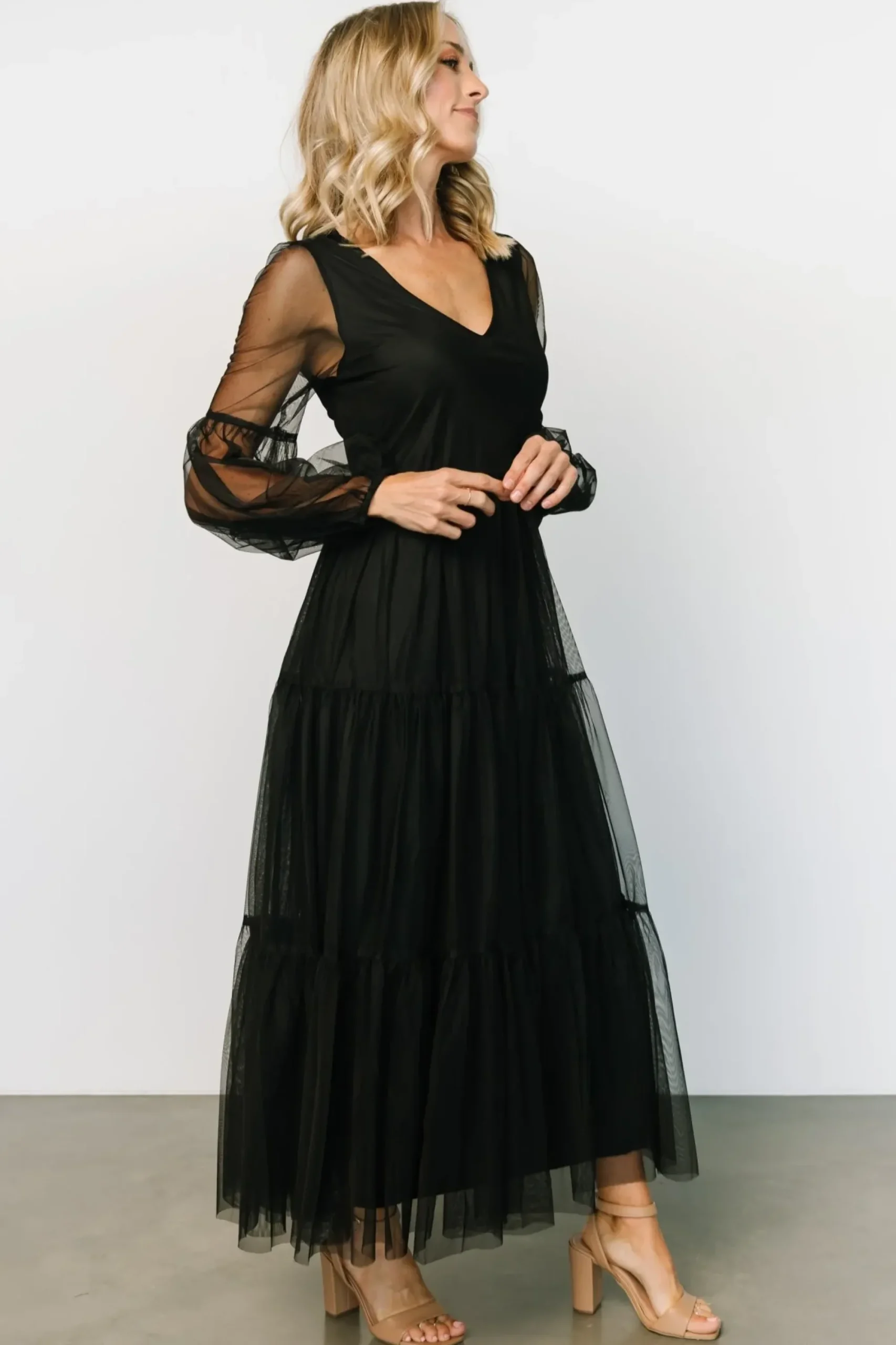 Fashion Baltic Born Hoffman Tulle Maxi Dress | Black