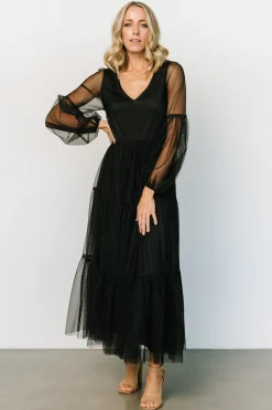 Fashion Baltic Born Hoffman Tulle Maxi Dress | Black
