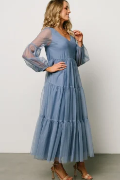 Fashion Baltic Born Hoffman Tulle Maxi Dress | Whisper Blue