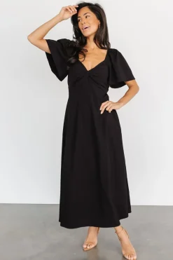 Outlet Baltic Born Indie Back Tie Dress | Black