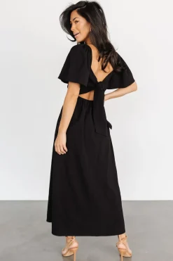 Outlet Baltic Born Indie Back Tie Dress | Black