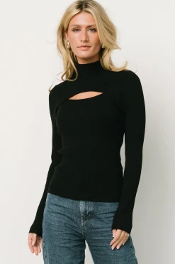Discount Baltic Born Jamie Cut Out Top | Black