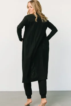 Clearance Baltic Born Janae Jumpsuit + Cardigan Set | Black