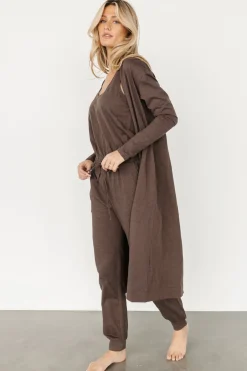 Outlet Baltic Born Janae Jumpsuit + Cardigan Set | Mocha