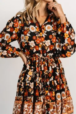 Hot Baltic Born Jane Short Dress | Black Multi