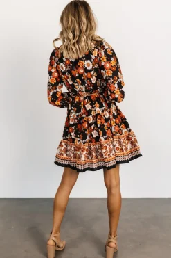 Hot Baltic Born Jane Short Dress | Black Multi