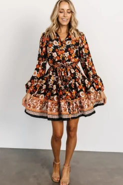 Hot Baltic Born Jane Short Dress | Black Multi