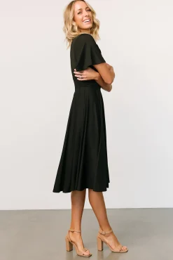 Fashion Baltic Born Janette Midi Dress | Black