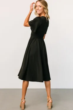 Fashion Baltic Born Janette Midi Dress | Black