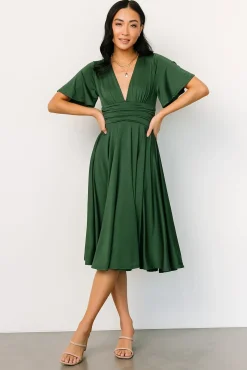 Outlet Baltic Born Janette Midi Dress | Green