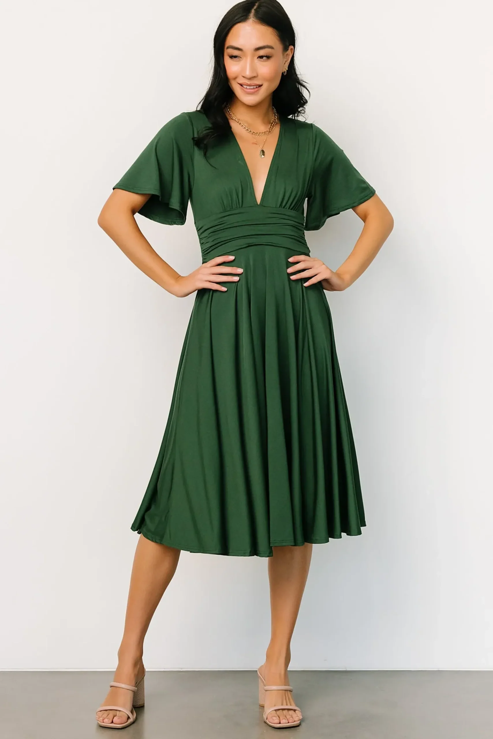 Outlet Baltic Born Janette Midi Dress | Green
