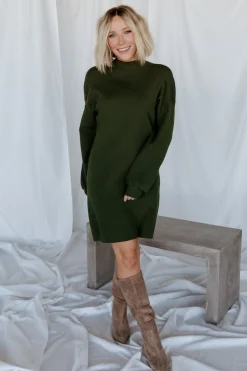 Fashion Baltic Born Jennings Sweater Dress | Deep Olive