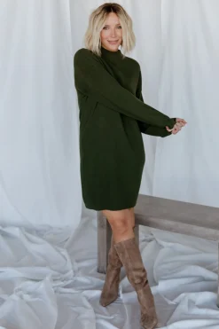 Fashion Baltic Born Jennings Sweater Dress | Deep Olive