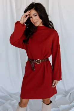 Hot Baltic Born Jennings Sweater Dress | Red