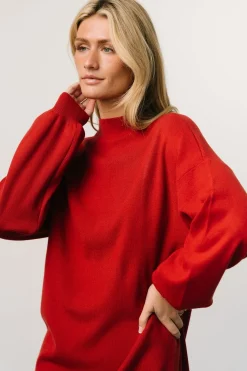 Hot Baltic Born Jennings Sweater Dress | Red