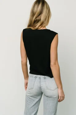 Online Baltic Born Jia Ruched Tank Top | Black