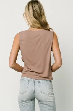 Online Baltic Born Jia Ruched Tank Top | Light Mocha