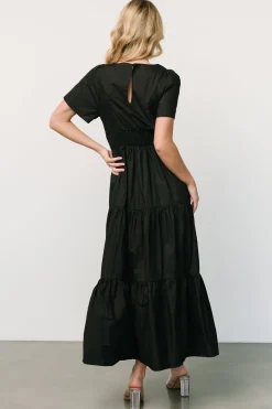 Clearance Baltic Born Johanne Poplin Dress | Black