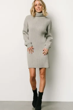 Outlet Baltic Born Julianne Sweater Dress | Light Gray