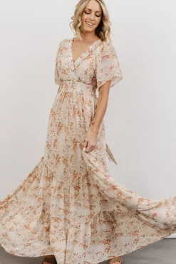 Sale Baltic Born Katherine Maxi Dress | Cream + Rust Floral