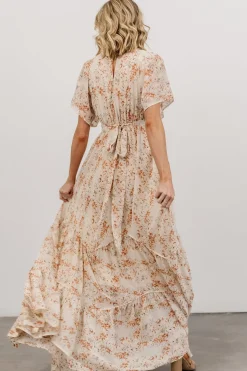 Sale Baltic Born Katherine Maxi Dress | Cream + Rust Floral