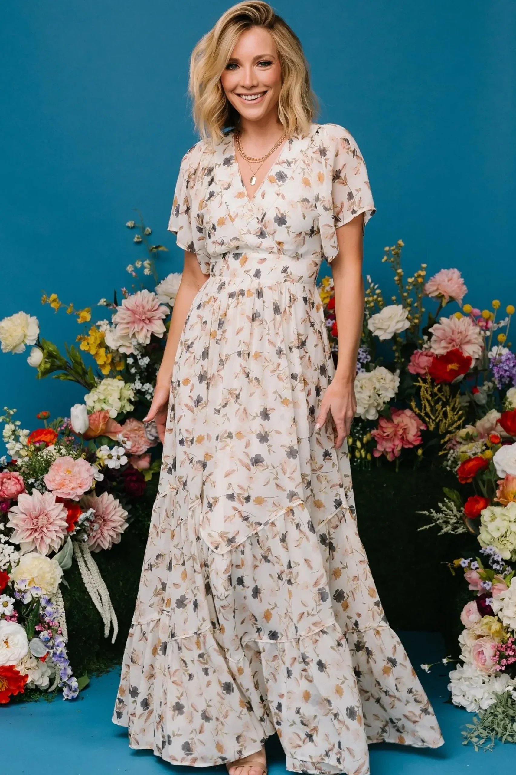 Clearance Baltic Born Katherine Maxi Dress | Multi Floral