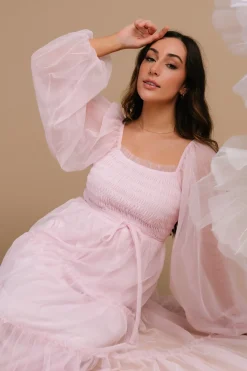 Best Baltic Born Katrina Tulle Maxi Dress | Light Rose