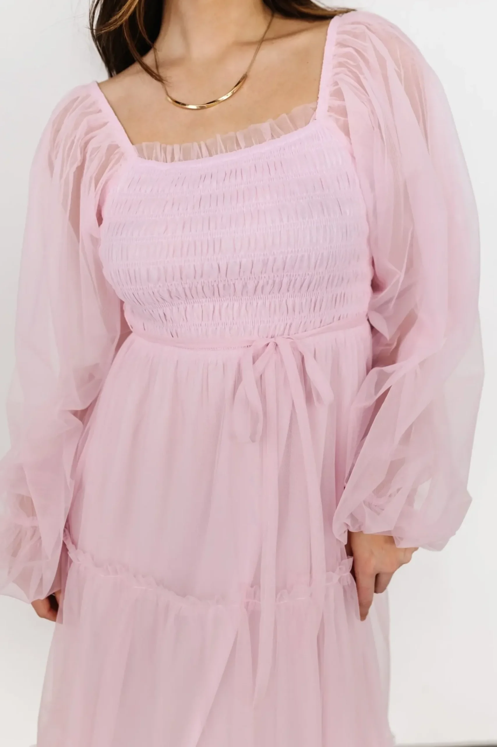 Best Baltic Born Katrina Tulle Maxi Dress | Light Rose