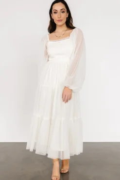 Sale Baltic Born Katrina Tulle Maxi Dress | Cream