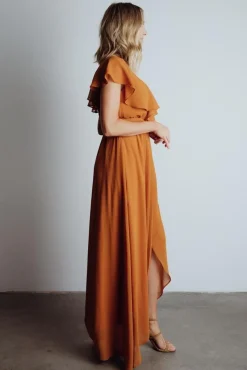 Online Baltic Born Katya Ruffle Maxi Dress | Amber