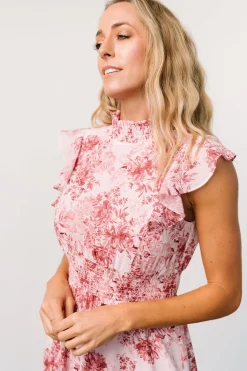 Outlet Baltic Born Kearny Ruffle Maxi Dress | Pink Floral