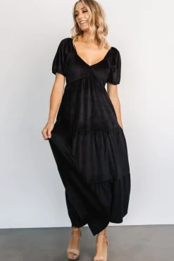 New Baltic Born Kenli Velvet Maxi Dress | Black