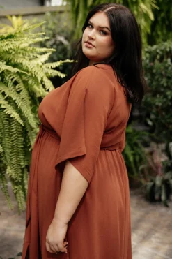 Online Baltic Born Kia Kimono Maxi Dress | Rust