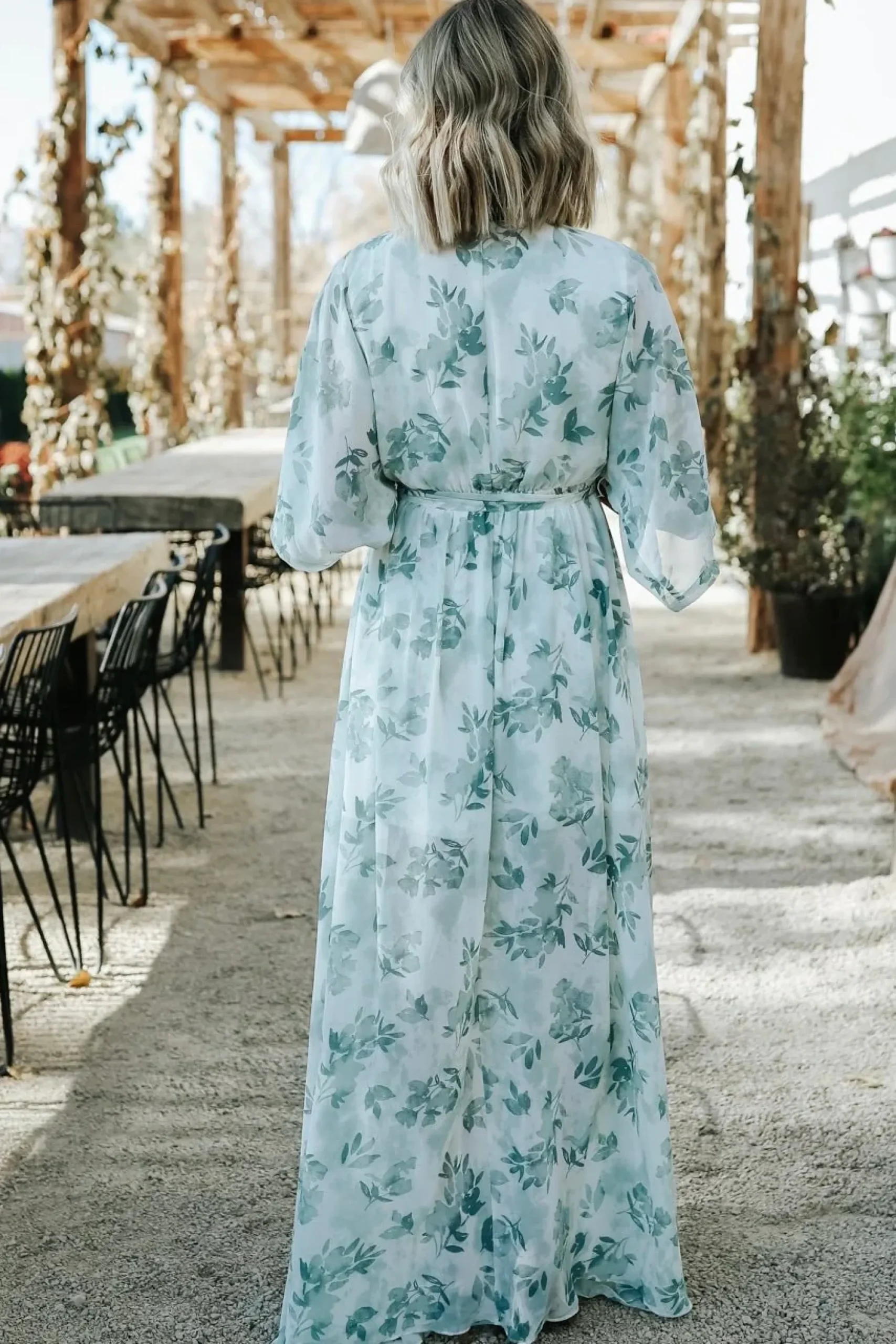 Best Baltic Born Kia Kimono Maxi Dress | Sage Floral
